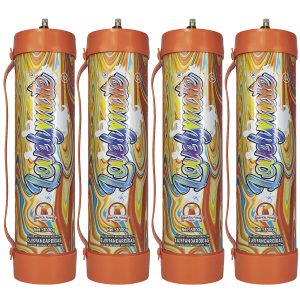 Lovemate Whipped Cream Chargers 4.4L - 3000g Tropical Punch Flavored Whip Cream Charger Cylinder (Tropical Punch Flavored, 4 PCS)